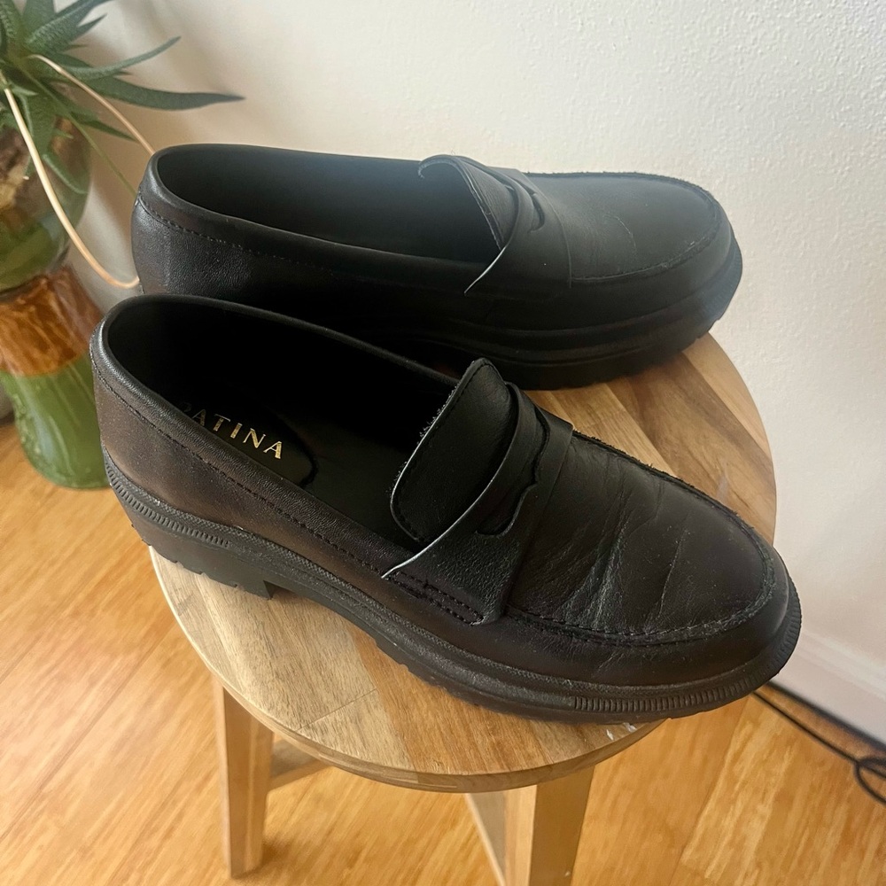 Portland Leather Patina Zoe Chunky Loafers - Picture 8 of 12
